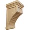 Ekena Millwork 7"W x 7 1/2"D x 13"H Fluted Mission Corbel, Cherry COR07X07X13FLCH - alternate 1